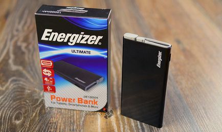 Огляд портативного акумулятора energizer ue10004