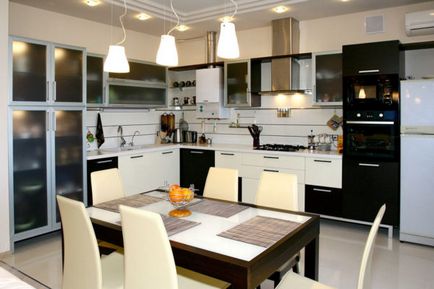 De iluminat în bucătărie aplicarea de bandă LED-uri și alte opțiuni, design, video și fotografie