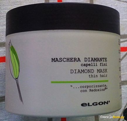 Відгук про маска для тонкого волосся elgon diamond mask thin hair з цією маскою ваше волосся будуть