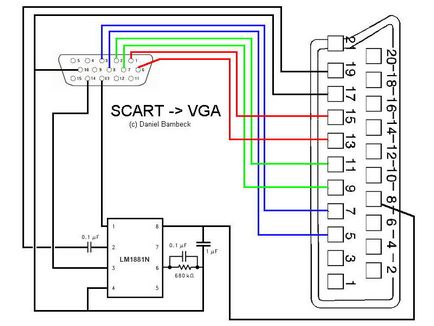 VGA RCA переходник своими руками: схема