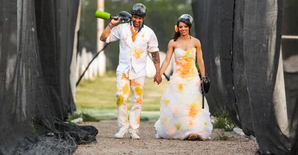 Paintball a doua zi a nunții - Strakbol Paintball Club Shooter