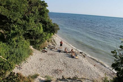 Kabardinka Beach „központi”, gyerekek, panziók, kempingek a Fekete-tenger