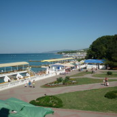 Kabardinka Beach „központi”, gyerekek, panziók, kempingek a Fekete-tenger