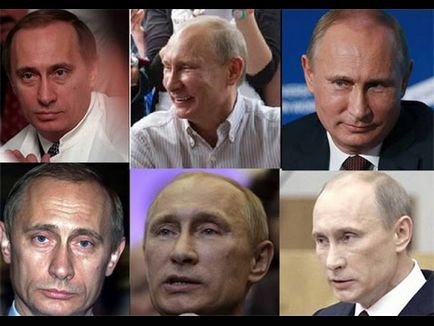 De ce Putin nu seamănă cu el pe fotografii din anii diferiți