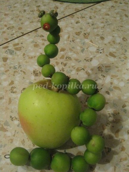 Artizanat din materiale naturale și din roșii - meșteșuguri pentru copii din legume și fructe (fotografie)