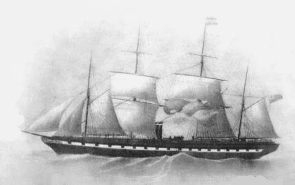 Precedentul navelor de pasageri moderne este primul vapor cu șurub din fierul 