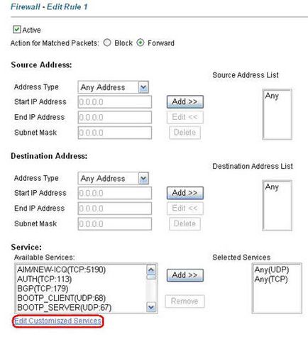 Кидок портів (port forwarding) через nat в xdsl-модеми zyxel - zyxel