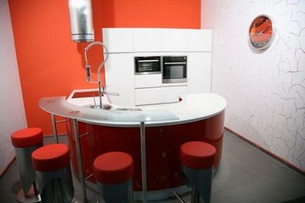 Design interior al unei bucătării mici