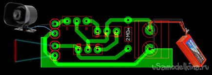 Paznic electronic simplu