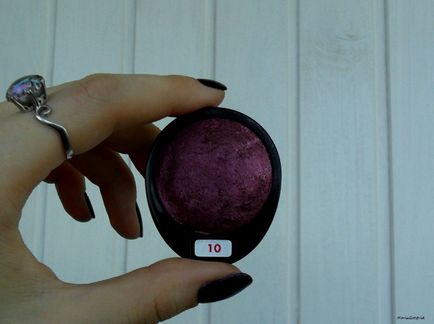 Pupa luminys ombretto cotto baked eyeshadow №10 velvety prune відгуки