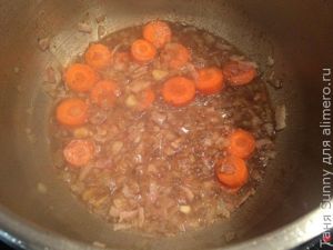 Pörkölt nyúl tejszínt egy kukta (ragu nyúl) Raguval nyúl tejfölt kukta