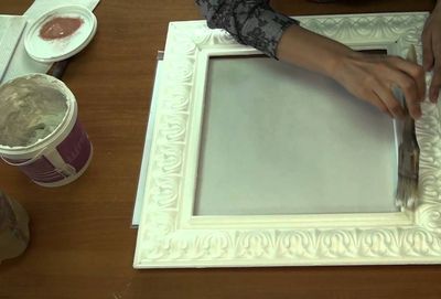 Cadru de pe plafon placi de bord pentru o pictura sau o oglinda pe clasa de perete maestru cu propriile mâini