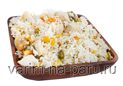 Рецепт курки з рисом і овочами в мультиварці, рецепти для мультиварки