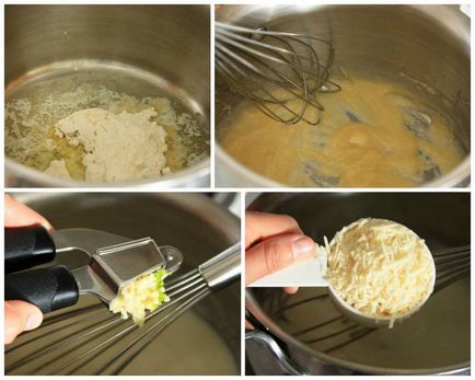 Pizza recept, csirke, tejszínes fokhagymás szósszal (fokhagymás) Pizza recept, csirke, tejszínes fokhagymás szósszal