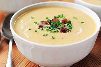 Рецепт сирного крем-супу з плавленим сиром