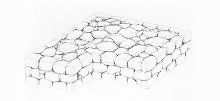 Rajzolj egy kő és kő textúra