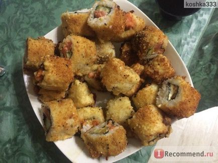 Tempura tekercsek Hot mák - „forró hengerek tempura maki én recept elfelejteni