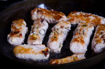 Рулетики з свинини з грибами - покроковий рецепт з фото, страви з м'яса
