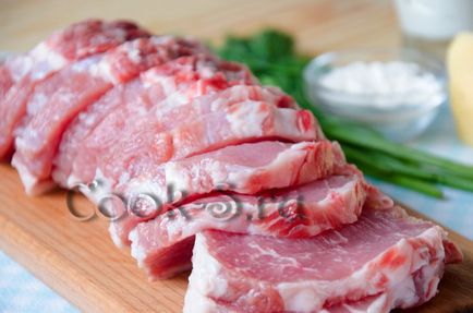 Rulouri de carne de porc cu ciuperci - rețetă pas cu pas cu fotografii, vase de carne