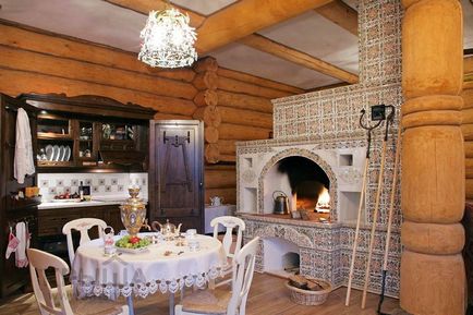 Stilul rusesc în interiorul casei (fotografie, descriere, sfat) - proiectul de artă g