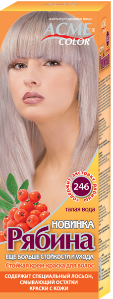 Горобина стійка крем - фарба для волосся тон 126 холодний блонд