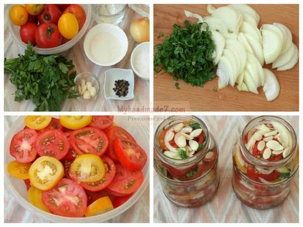 Salata de tomate pentru iarna cele mai bune retete cu o fotografie