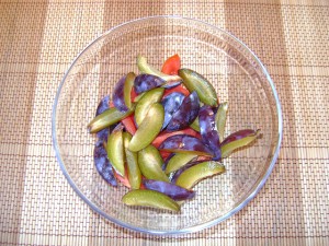 Saláta paradicsom recept (szilva) Paradicsom saláta recept