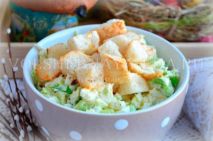 Salată cu biscuiți cum să gătești delicioase, rețete pentru salate, cu rujuri în sortiment, magice