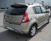 Legalacsonyabb ár sínen - a gépkocsi csomagtartójában, Renault Sandero (Renault) Legalacsonyabb ár sínen - a gépkocsi csomagtartójában, Renault Sandero