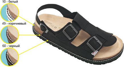 Sandale ortopedice pentru femei pe pantofi de pantofi leon doris (13)