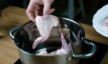 Satsivi csirke Grúz egyszerű, lépésről lépésre recept
