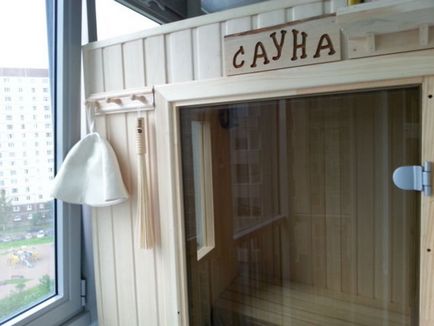 Sauna pe balcon tehnologie de constructii si decoratiuni interioare