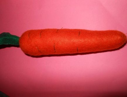 Шиємо морква з фетру своїми руками