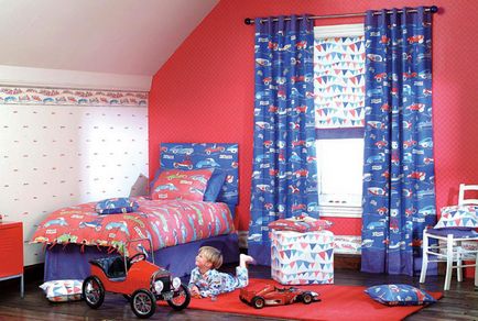 Штори для хлопчика дизайн кімнати підлітка, фото інтер'єру, красиві жалюзі, як оформити дитячу
