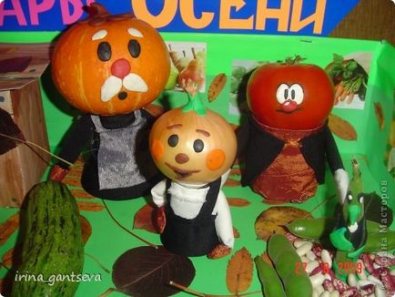 Signor roșii de tomate fabricate manual - meșteșuguri pentru copii din legume și fructe (foto) o cutie de idei