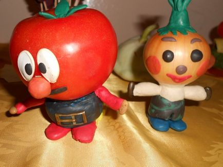 Синьйор помідор виріб з помідор - дитячі вироби з овочів і фруктів (фото) коробочка ідей