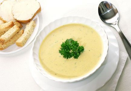 Сирний крем суп рецепт