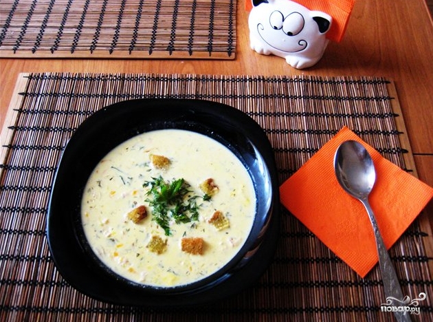 Supă de brânză în tanuki