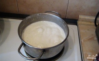 Сирний суп в танукі