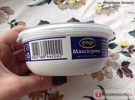 Cheese vitalat mascarpone (mascarpone) - 