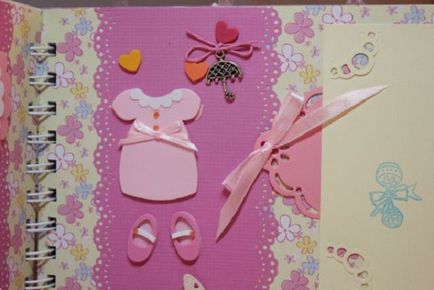 Scrapbooking album pentru un copil cu propriile sale mâini