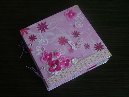 Scrapbooking album pentru un copil cu propriile sale mâini