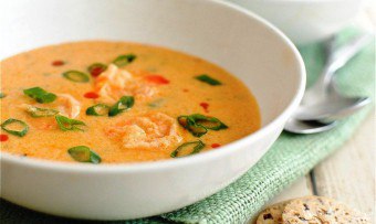 Вершковий суп з креветками рецепти приготування