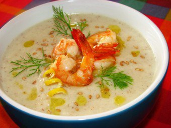 Вершковий суп з креветками рецепти приготування