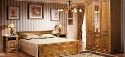 Dormitoare moderne din lemn masiv în stil clasic