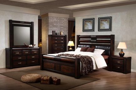 Спальні з масиву дерев'яні меблі, гарнітури від виробника, біла недорогі меблі з ясена,