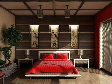 Dormitor în stil japonez și chinez - idei de mobilier și decor