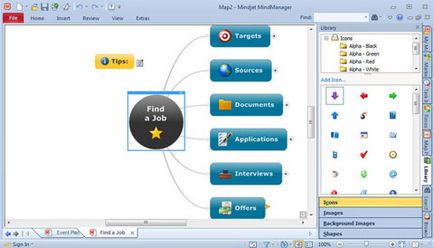 Articole - spirit mindmanager compune diagrame de legături