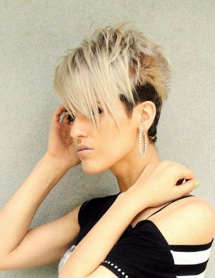 Pixie hajvágás - fotó és videó (fotó) Pixie hajvágás - fotó és videó