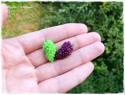 Placă cu fructe din miniatura arna polimerică - târg de maeștri - manual, manual